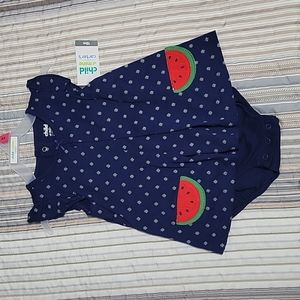 Girls 18 months navy blue dress